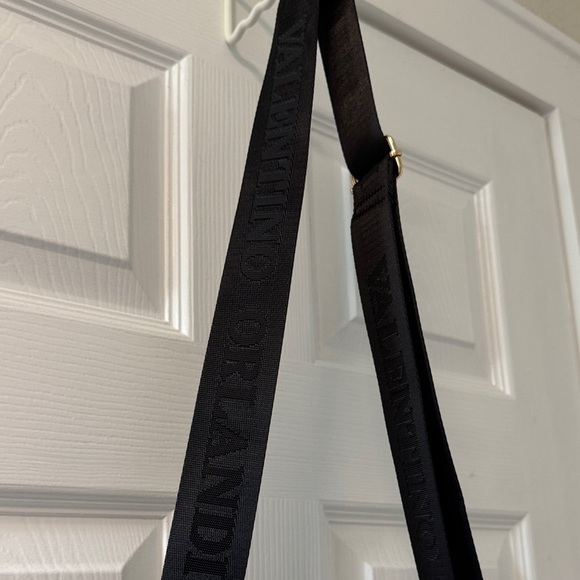 Valentino Orlandi Black Nylon Shoulder Bag with Removable Pouch - Picture 7 of 11